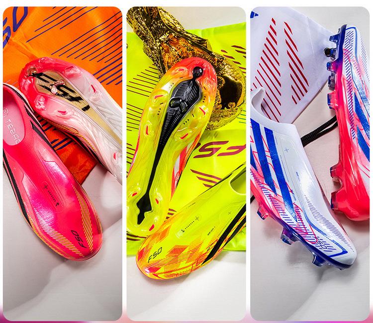 European Cup F50 Cross-Border Football Shoes: Unisex, Teen, Student, Long Spike, Grass, Studded, Competition & Training Sports Shoes