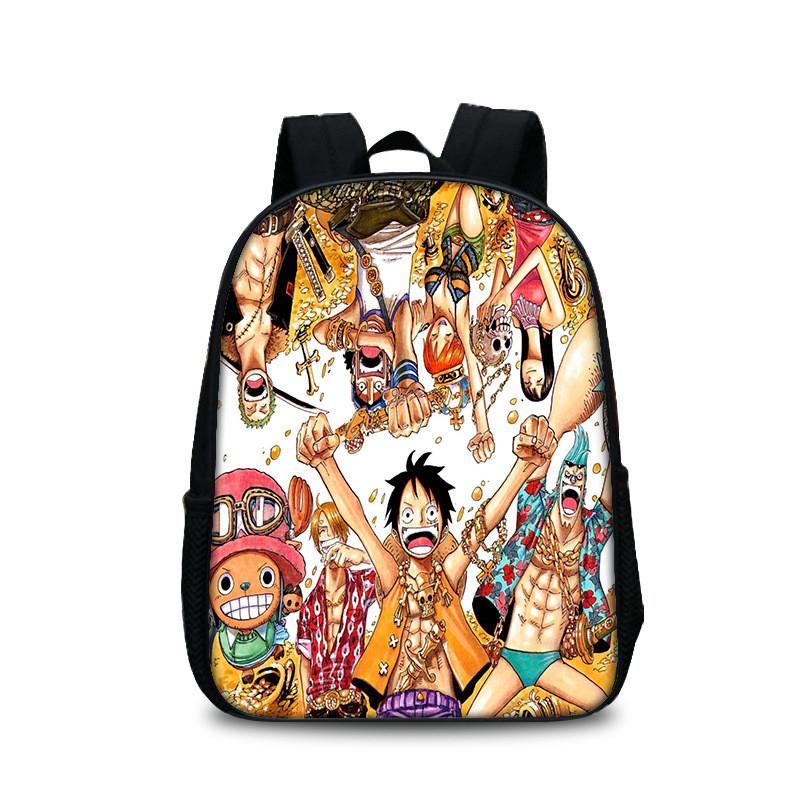 One Piece Backpack For Kids With Nylon Material And Adjustable Straps For School And Daily Use