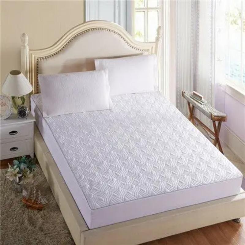 Soft Sanding Quilted Mattress Cover Double King Size Customized  Anti-mite Pad Protector Cover Not Including Pillowcase
