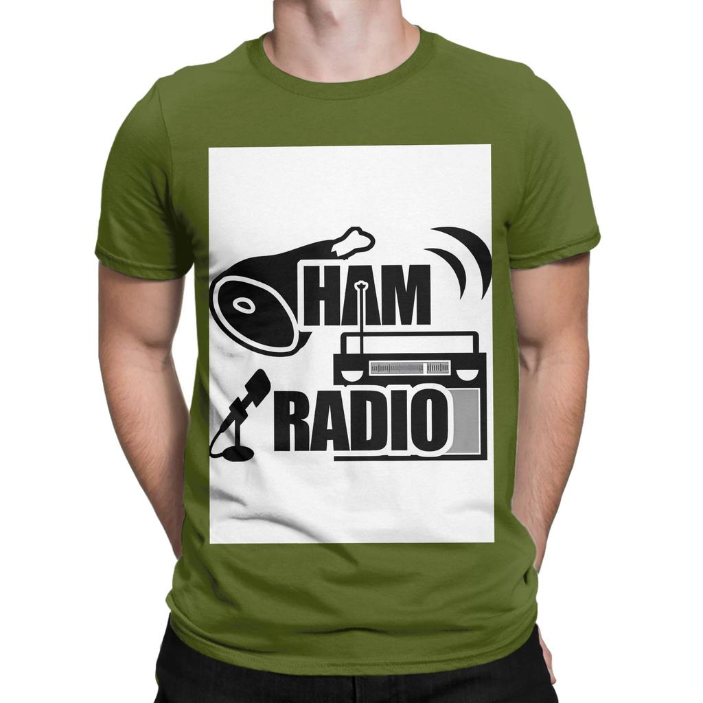Delicious Ham And The Radio Ham Radio Graphic 100 Cotton Tshirt Ham Radio Tees Tops For Unisex