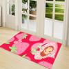 1Pc Strawberry Shortcake Dreamscape Carpet Rug Customizable Soft Washable Antislip Home Living Room Sofa Mats Personalized Rug 0917253
