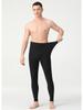 Unisex Thin Wool Knit Base Layer Pants: High Waist, Warm & Thick for Autumn/Winter