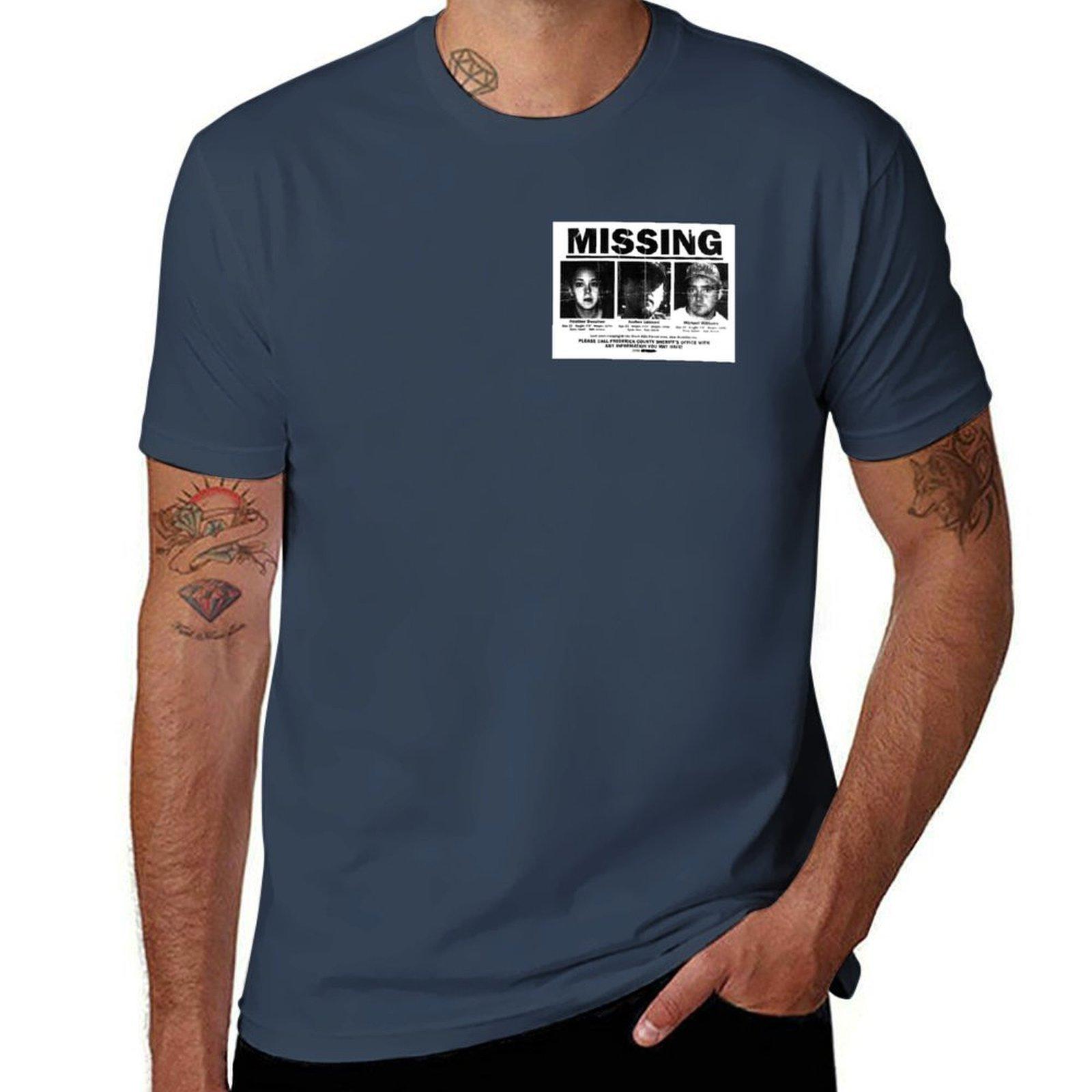 The Blair Witch Project Missing TShirt Outdoor Sports Short Sleeve Top S