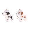 Cute Transparent Dog Hair Storage Cute Pendant Keychain Bag Pendant Couple Car Key Chains Jewelry Souvenir Collection Gift