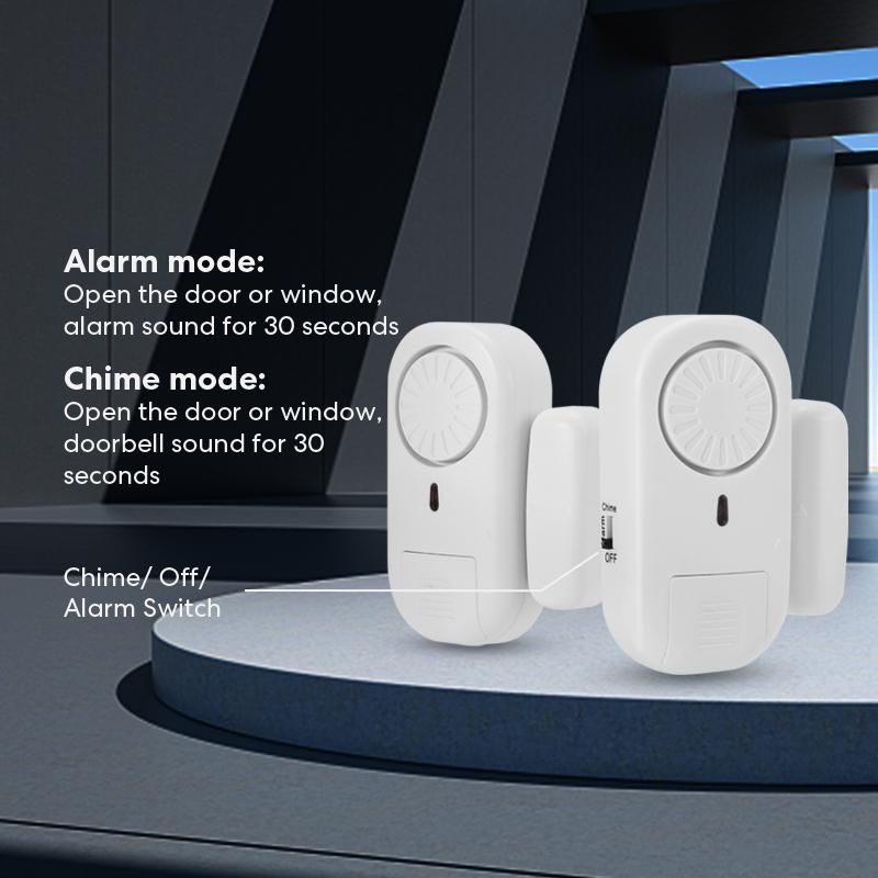 1Pcs/2Pcs/4Pcs Security Home Window and Door Burglar Alarm System Magnetic Sensors for Home Security Systems, Door and Window a