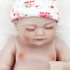 27CM Bath toys reborn dolls simulated baby toys Lovely Girl Collectible Art Christmas Doll Clothes, bottles, pacifiers set