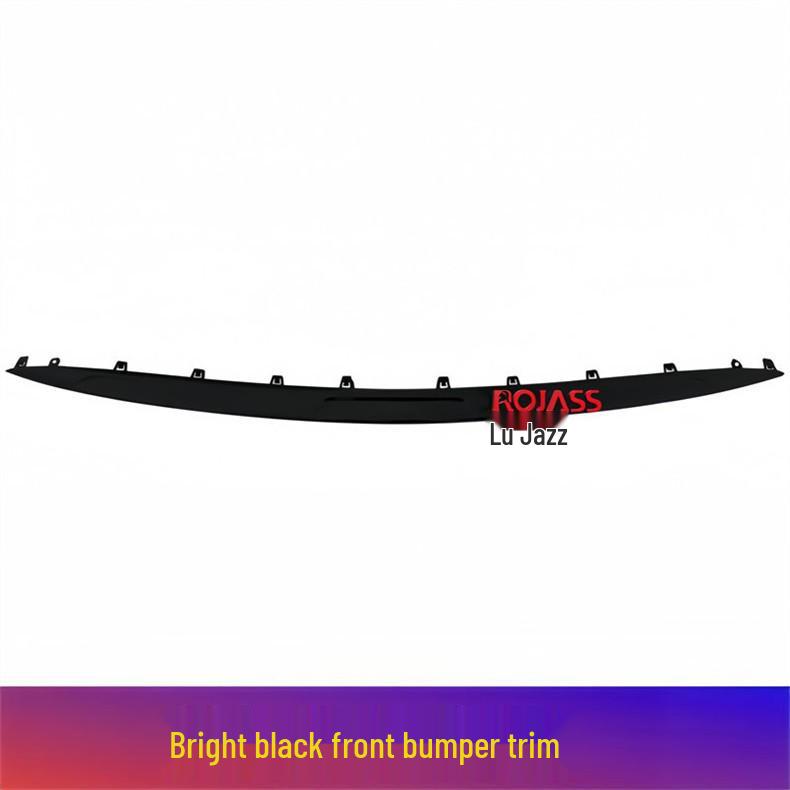 Compatible with 2023–2025 Mercedes GLC260L, GLC300 Black Chrome Rear Diffuser with Electroplated Bright Strip.