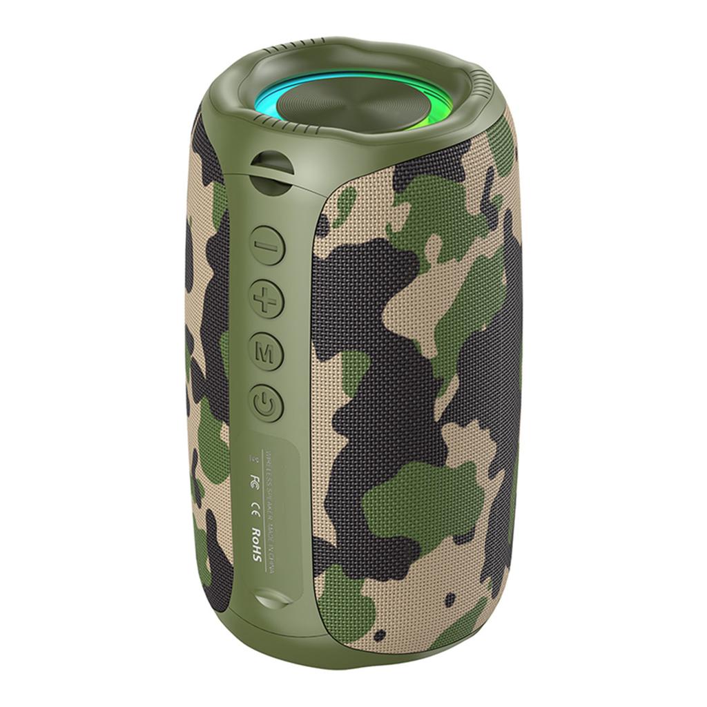 Portable Speaker 8W Full Range with RGB Lights Wireless for Home Party Outdoors