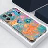Colorful Starfish Pattern Phone Case For iPhone 17e 17 16 15 14 Pro Max 14 13 Pro 16 Clear Shockproof TPU Card Slot Pocket Cover