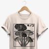 Japanese Mushrooms T-shirt | Urban Y2k Streetwear | Fungi Graphic Tee | Japan Street Style