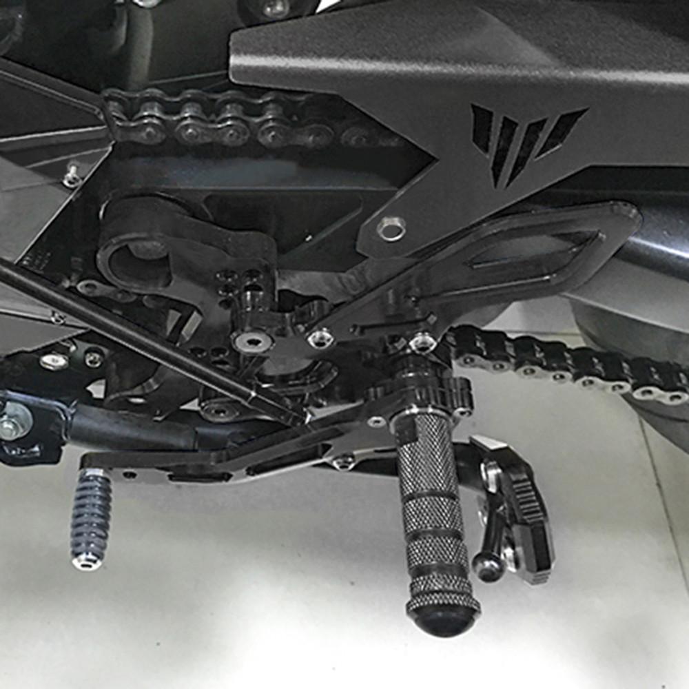 For Yamaha MT09 FZ09 MT-09 FZ-09 MT 09 2013 2014 2015 2016 Motorcycle Rearsets Rear Set Foot Pegs Pedal Footrest Tracer XSR900