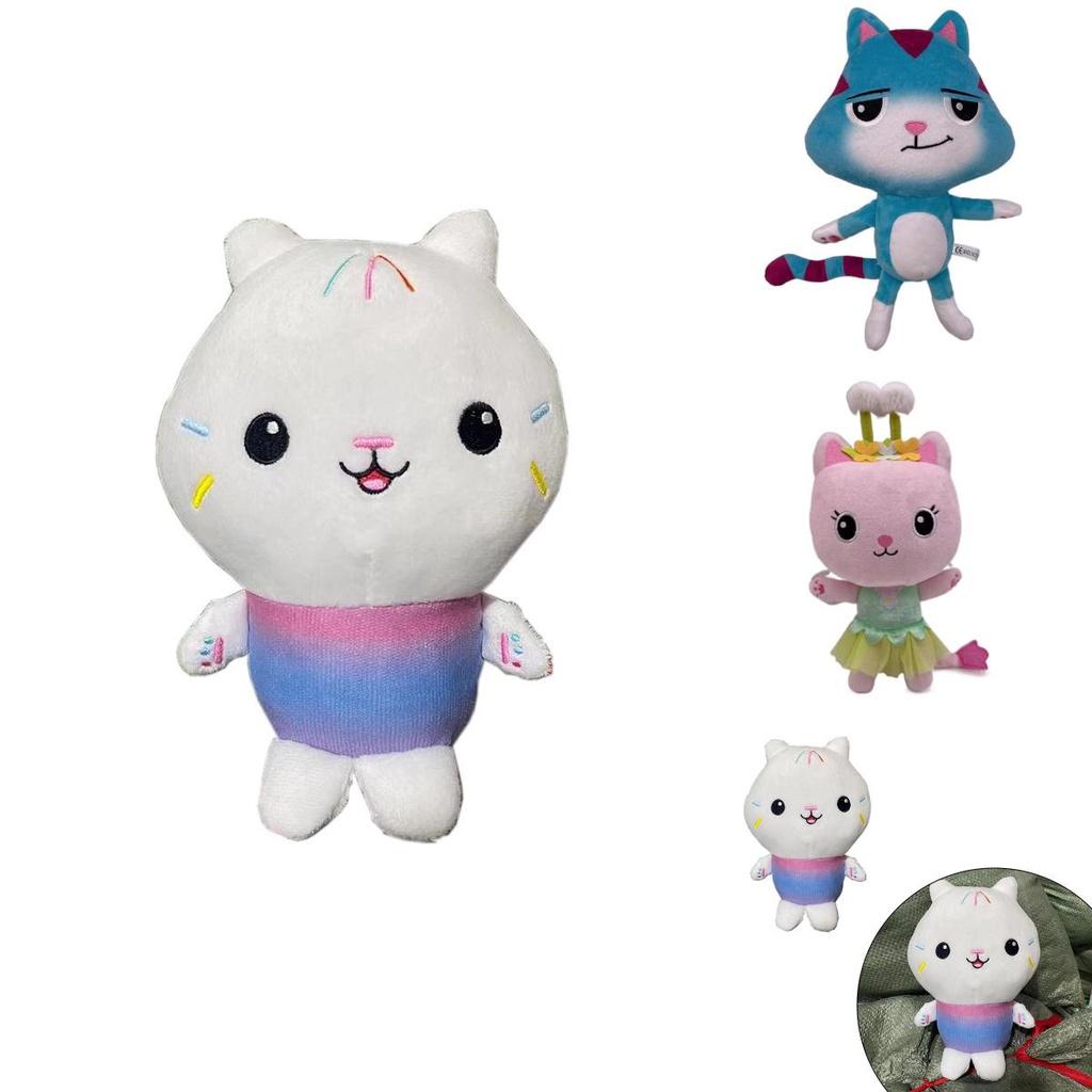 Adorable Gabby Dollhouse Plush Toy Mercat Cartoon Stuffed Animal Mermaid Cat Plushie Doll