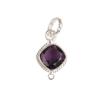 African Amethyst 925 Sterling Silver Boho Pendant1.30" , Natural Gemstone Handmade Jewelry Necklace PP-11-4