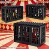 Beast Cage 42142 Tiger Children Assemble Small Particle Building Block Toy Animal Accessories Model Meigao