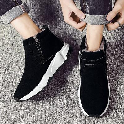New Snow Boots Men 'S Warm Winter Casual Outdoor High -Top Shoes Sneakers Men 'S Snow Boots With Wool Lining Sneakers Men