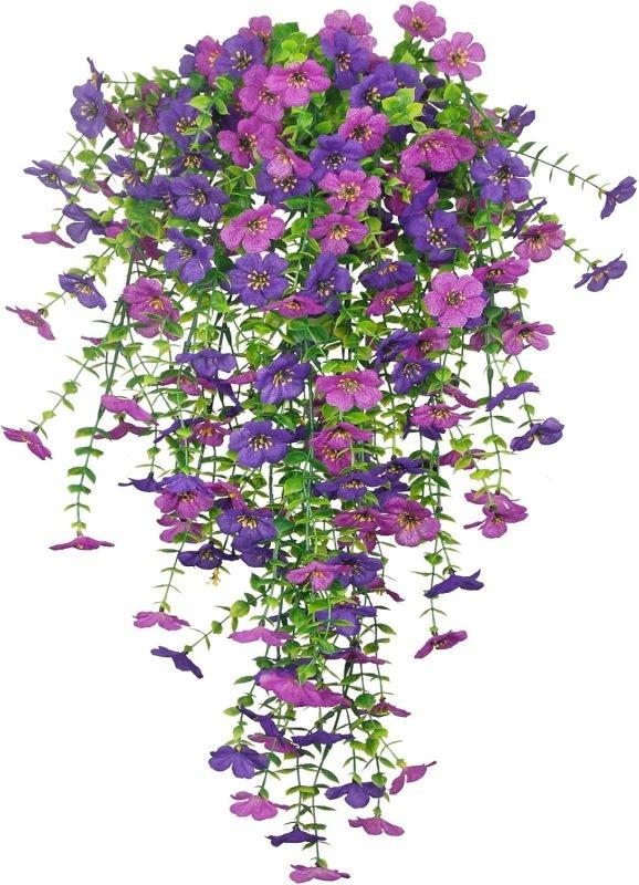 

Artificial Flowers Rattan Morning Glories Vines Outdoor Wedding Wreath Bridal Arch Home Room Yard Festival DecorDiy Garden Plant 1 pc