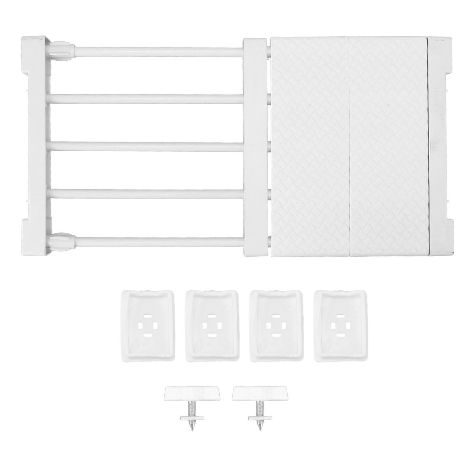 Estante de Tensión Divisor Ajustable para Armario Ancho 24 cm Estante de Almacenamiento para Armario Guardarropa 30 ~ 40 cm / Length 30?40cm/11.8?15.7in white