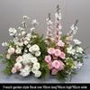 Decorazioni Matrimoniali Fila Floreale Rosa: Fiori Artificiali per Sale Matrimoniali, Fidanzamenti e Banchetti