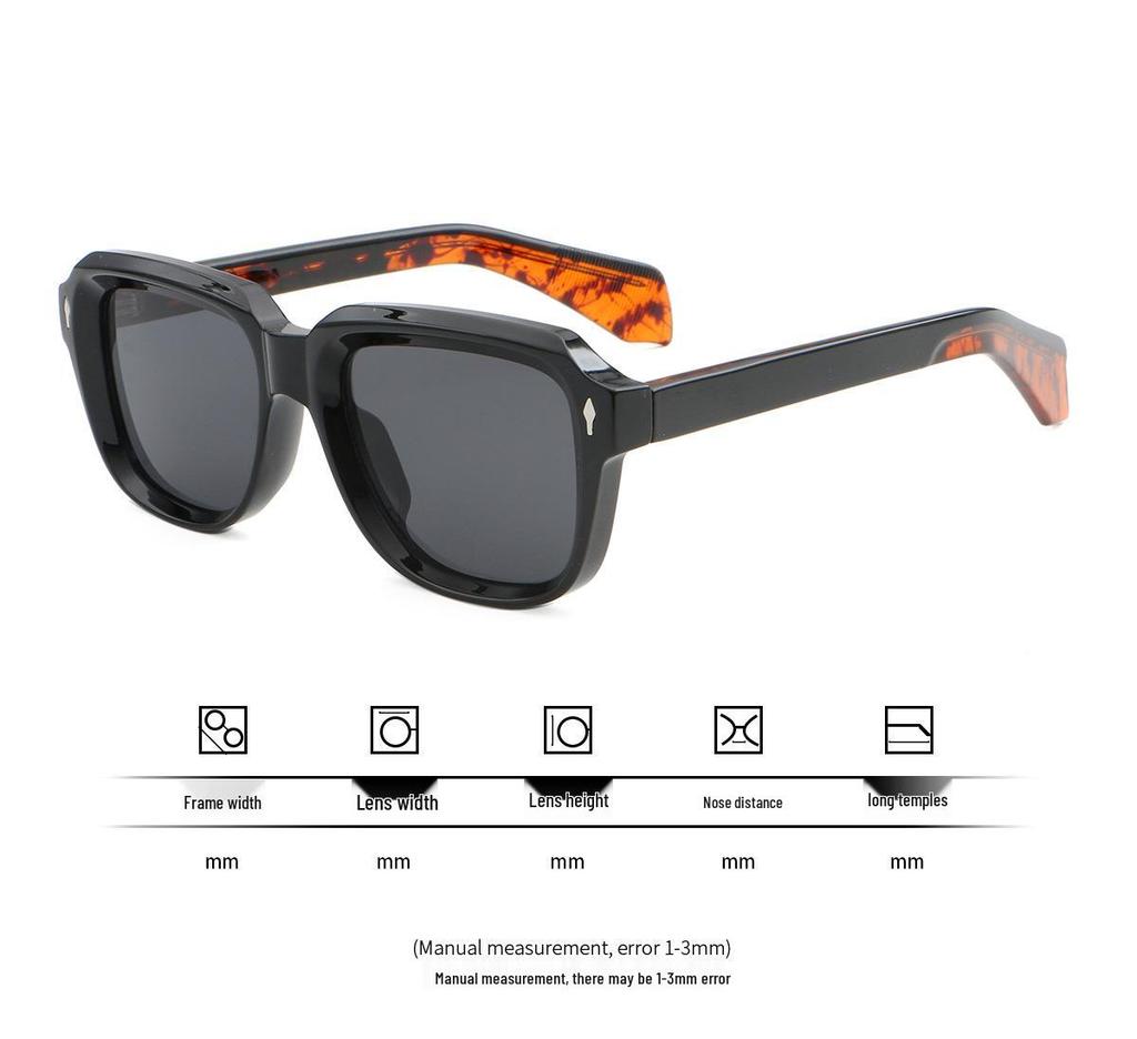2026 Unisex High-End Sunglasses: Women's Big Face Slimming & Men's Driving Sun Protection