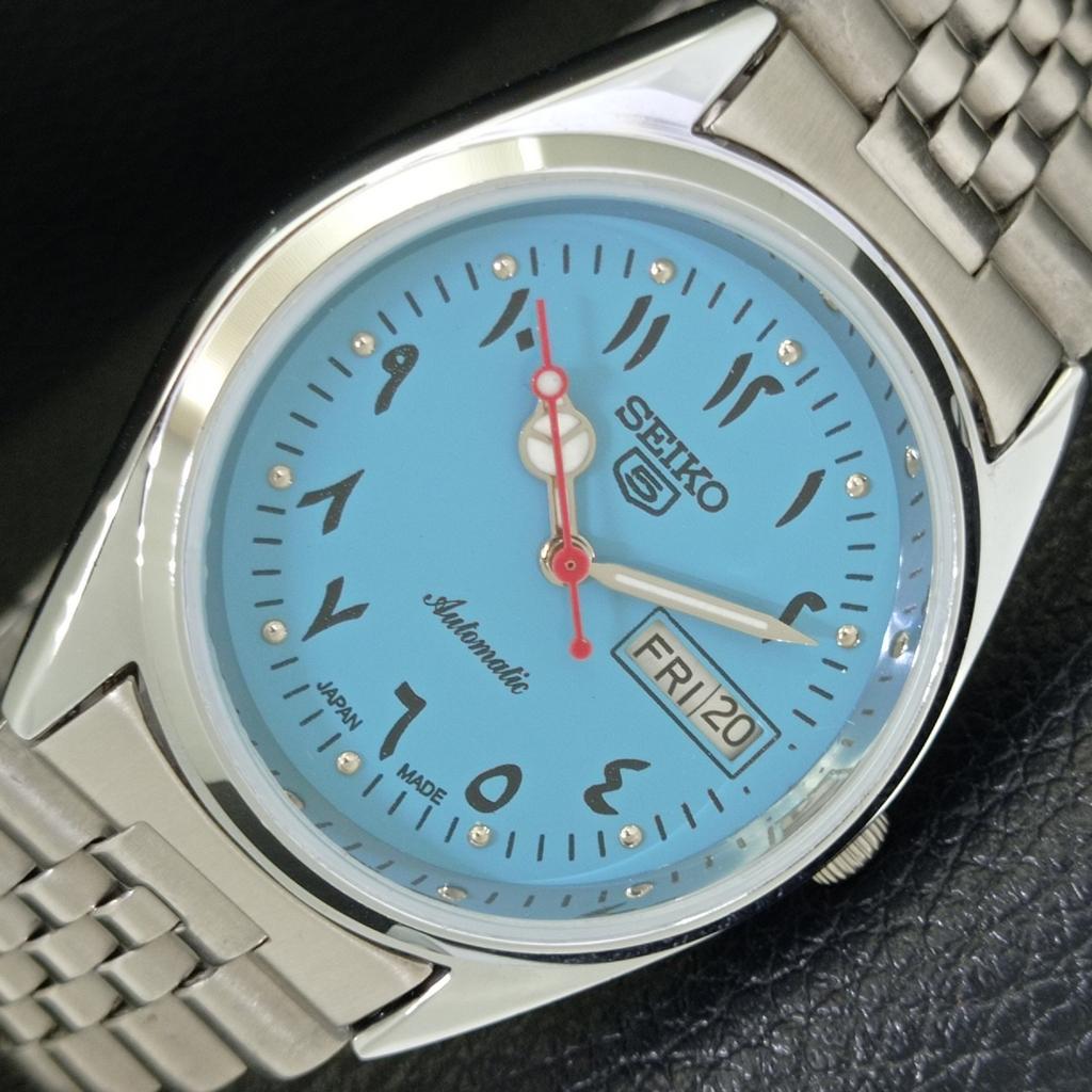 

AUTOMATIC VINTAGE REFURBISHED SEIKO 5 6309A JAPAN MENS ARABIC WATCH a441236-4 Sk-a441236-1