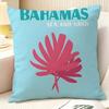Beauty Summer Travel Series 2 Pillow Case Natural Linen Organic Fabric Double-Sided Printing Sofa Home Decor Gift Pillow Case