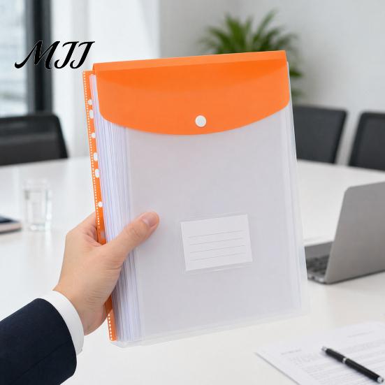 Schutzhüllen für Büro-Dokumententasche, 11-Loch-Loseblatt-Design, Hochtransparente Blattprotektoren, Ringbuch-Einstecktaschen mit