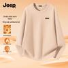 JEEP Men's Fleece-Lined Thermal Long-Sleeve T-Shirt