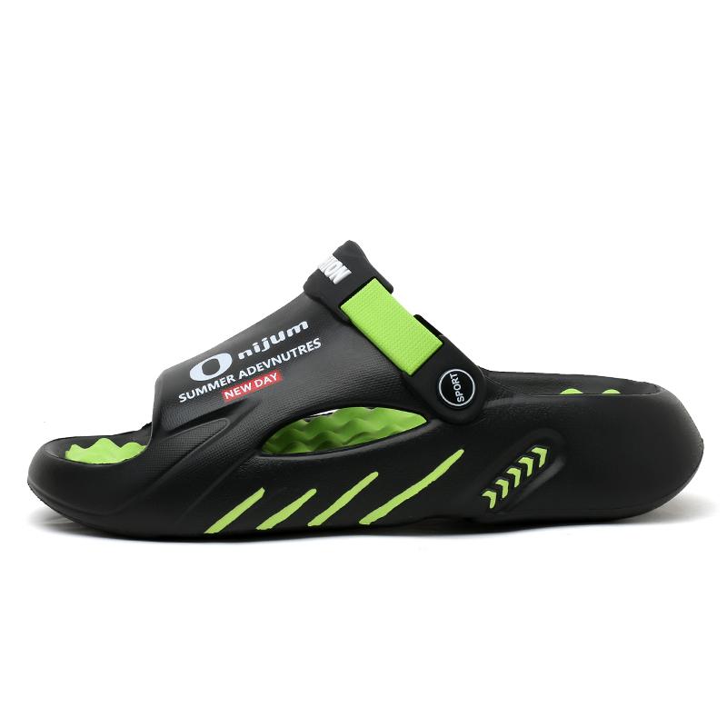 New Men Massage Slippers Slides Indoor Outdoor Sandals Beach Casual Shoes Comfortable Sole Men's Slippers Big Size 38-47