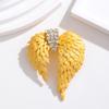Vintage Wing Brooch With Water Drilled Angel Wings For Women And Men Accessories