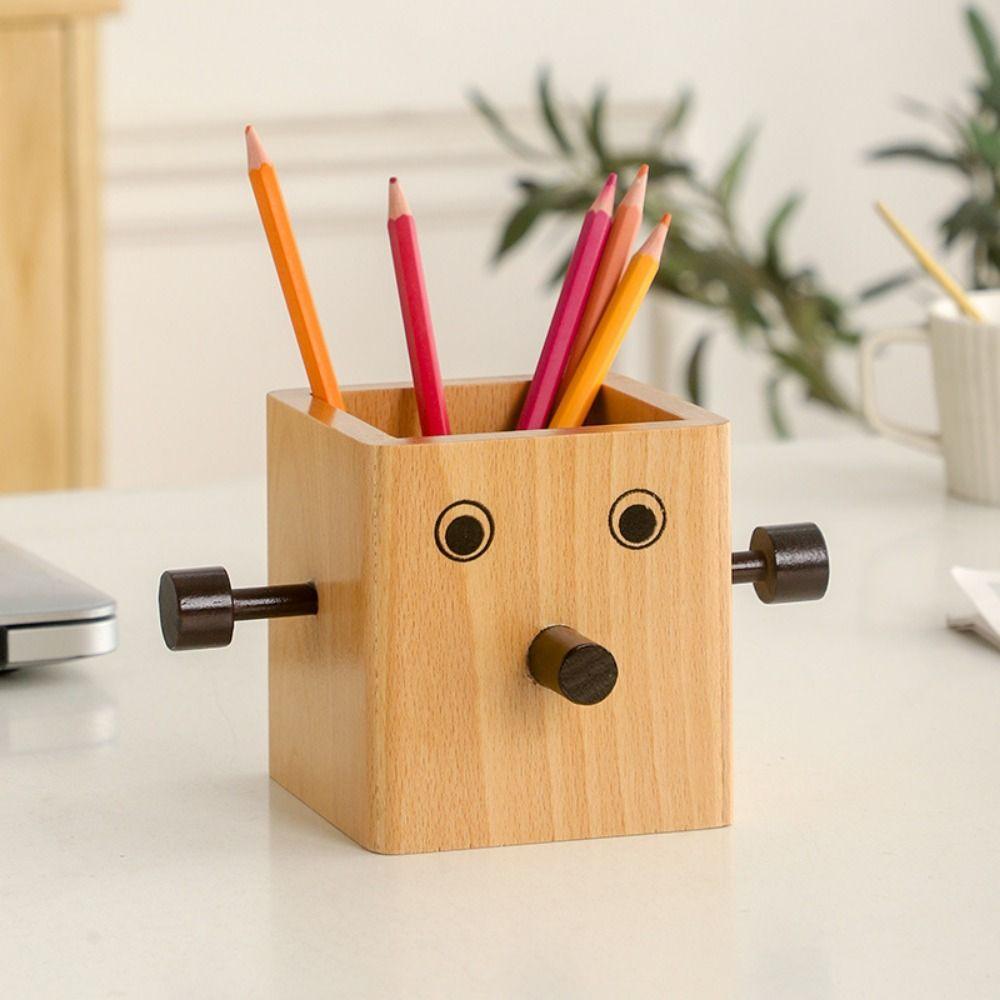 Eyeglass Frame Ganizer Simplicity Office Organizer Robot Pen Holder  Kitchen Organizing Box