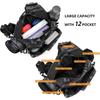 New Model Multi-functional Lure Backpack, Large Waist Bag, Tactical Cross-body Bag for Fishing, Fishing Rod Bag, Outdoor Bag