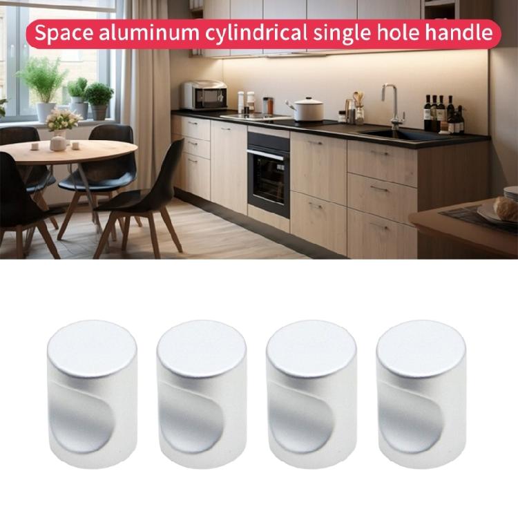 Set of 12 Elegant Sturdy Aluminum Alloy Single Hole Handle for Wardrobes and Kitchen Cabinets Daily Casual Use