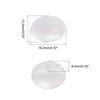 PATIKIL Guitar Tuning Peg Button Machine Heads, Oval and Concave Acrylic Buttons, White, for Electric, Folk, and Acoustic Guitars, with 6 Screws and 1