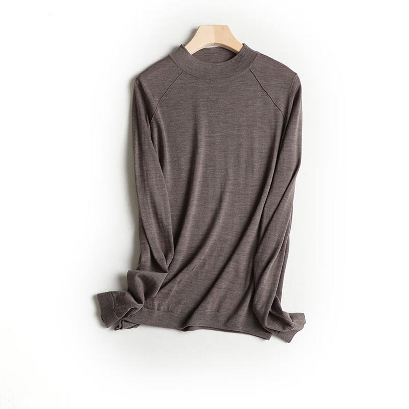 Women's Fine Wool Round Neck Knitted Sweater