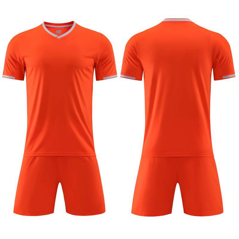 Football Suit Men'S Football Sports Clothing Children'S Training Clothes Short-Sleeved Football Jersey Team Uniform