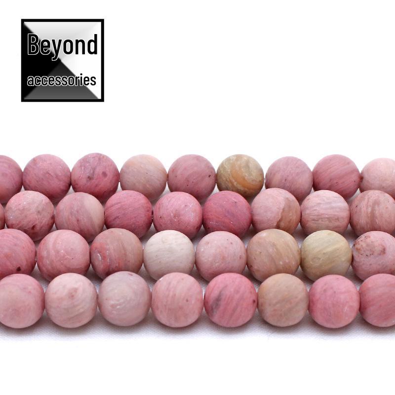 

Frosted Matte Red Rhodonite Loose Beads for DIY Jewelry - Round for Earrings, Pendants, Bracelets 4mm Frosted Rhodonite (82 beads)