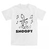 Herren Damen Peanuts Snoopy Taucher Grafik T-Shirt Zeug Vintage Baumwolle Cartoon Hund T-Shirts Oberteile Geschenkidee