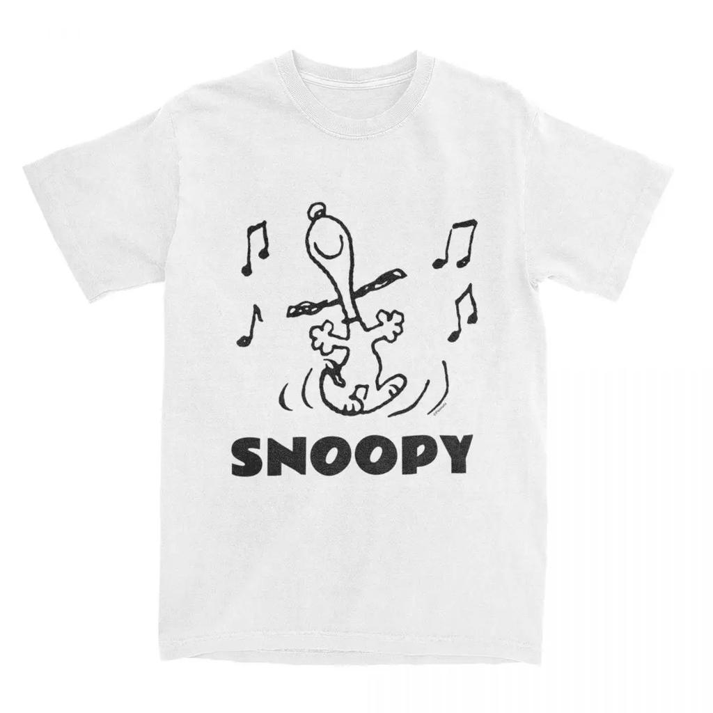 Herren Damen Peanuts Snoopy Taucher Grafik T-Shirt Zeug Vintage Baumwolle Cartoon Hund T-Shirts Oberteile Geschenkidee
