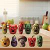 Screaming Vegetables Figurine Resin Emotional Veggies Ornament Evil Screaming Carrot