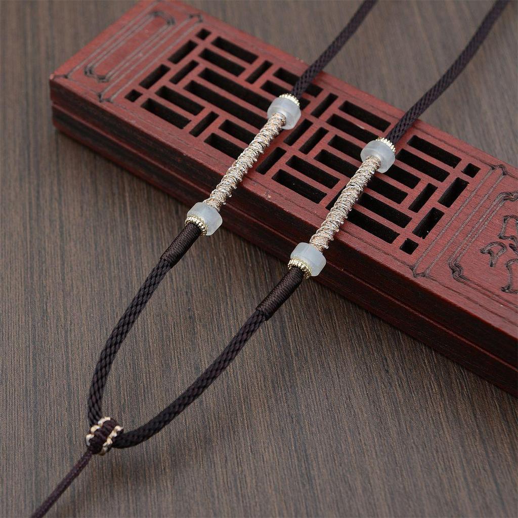 Premium Handwoven Qiankun Pendant Cord: Artisanal Knot Necklace Rope