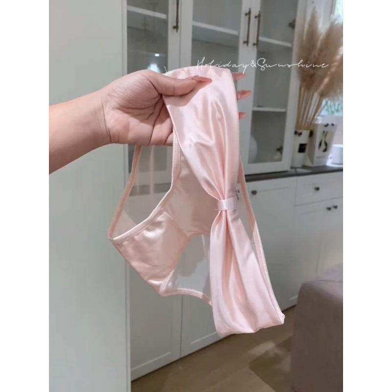 Ambiguous Encirclement: Women's Low-Waist Satin Lace Panties – Sexy, Comfortable, Breathable, Cotton Crotch, Hip-Hugging Thongs