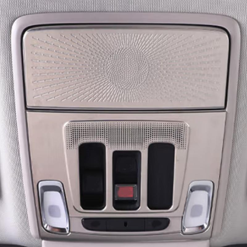 Car Front Reading Light Cover Trim Stainless Steel Decoration Frame For Honda Accord 11th  2024 Auto Interior Accessories