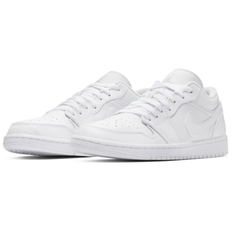 New JORDAN 1 Retro Low 'Triple White' 553558-111