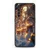 Christmas Snowman Case For Realme C67 C63 C55 C53 C35 C25 C21 GT 2 3 5 6 10 11 12 13 Pro Plus 5G Soft TPU Phone Cover Fundas Bag