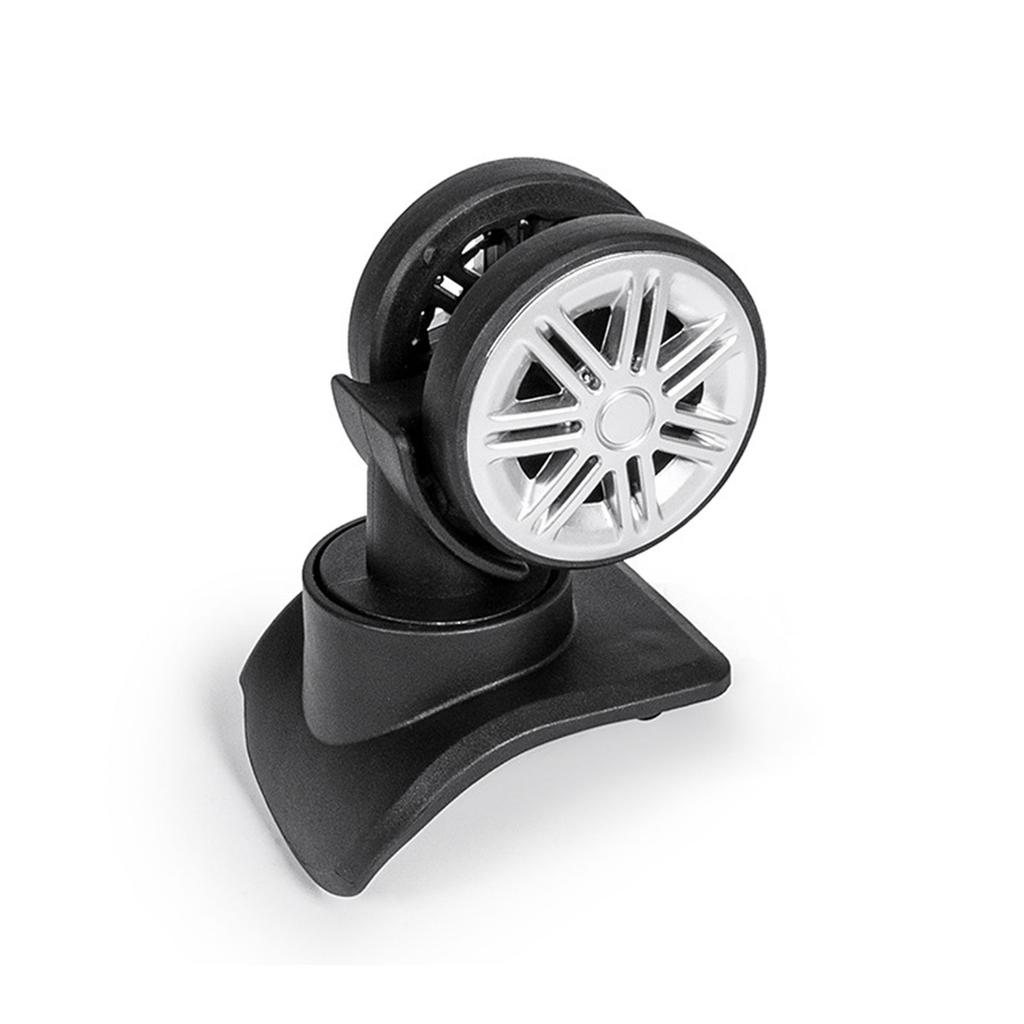 4Pcs Suitcase Wheels Replacement Set Quiet Rolling Practical Plastic Luggage Spinner Wheels for Easy Luggage Mobility