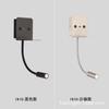 Modern Led Bedroom Light with Shelf USB Charger Bathroom Reading Light with Background Night Light Led Wall Lamp with Switch