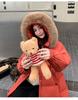 2026 Plus Size Women's Long Thickened Down Jacket with Fox Fur Collar, 200 Jin Capacity, Loose Fit, Extra Long Style