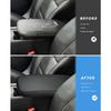 INTGET Center Console Cover for Chevy Impala Accessories 2014-2020 Leather Center Arm Rest Lid Cover Interior Accessories for Chevrolet Impala 2014