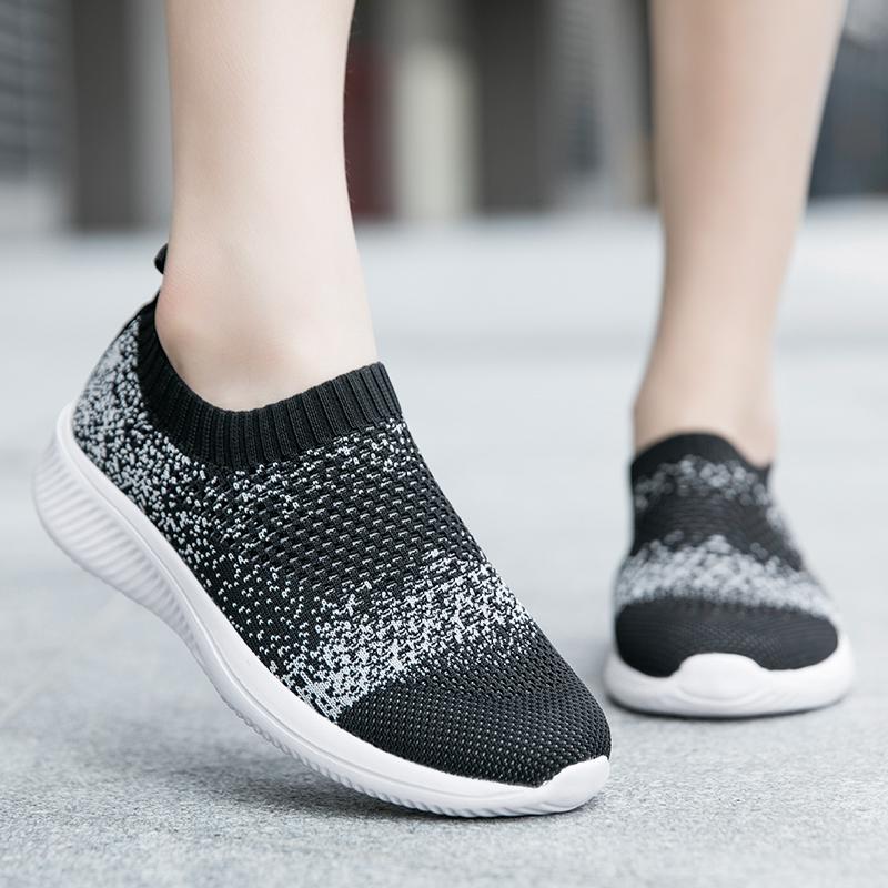 Women's Casual Sports Shoes for Spring and Summer, Breathable Loafers, Walking and Running Shoes, Large Size for Women