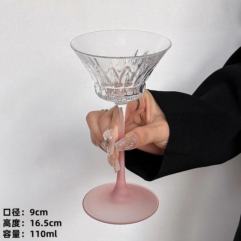 Creative High-end Crystal Glass Goblet, Vintage Special Drink Cocktail Glass, Cocktail Champagne Glass, Wine Glasses Accessories